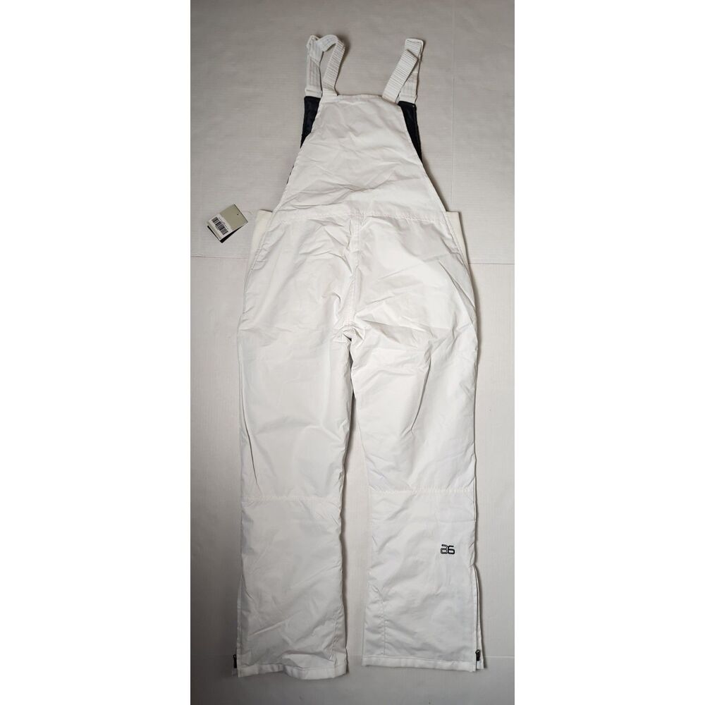 SkiGear Insulated Bib Overalls Women's Size Large White - Picture 2 of 14